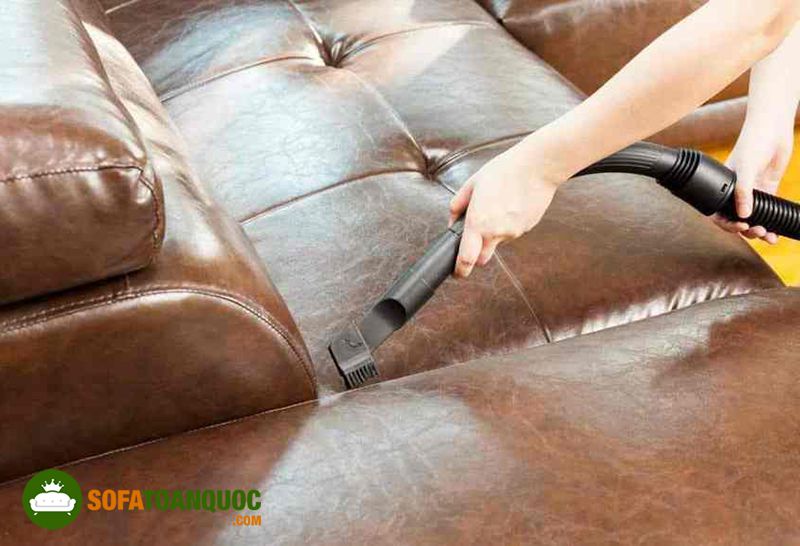 cách vệ sinh ghế sofa da